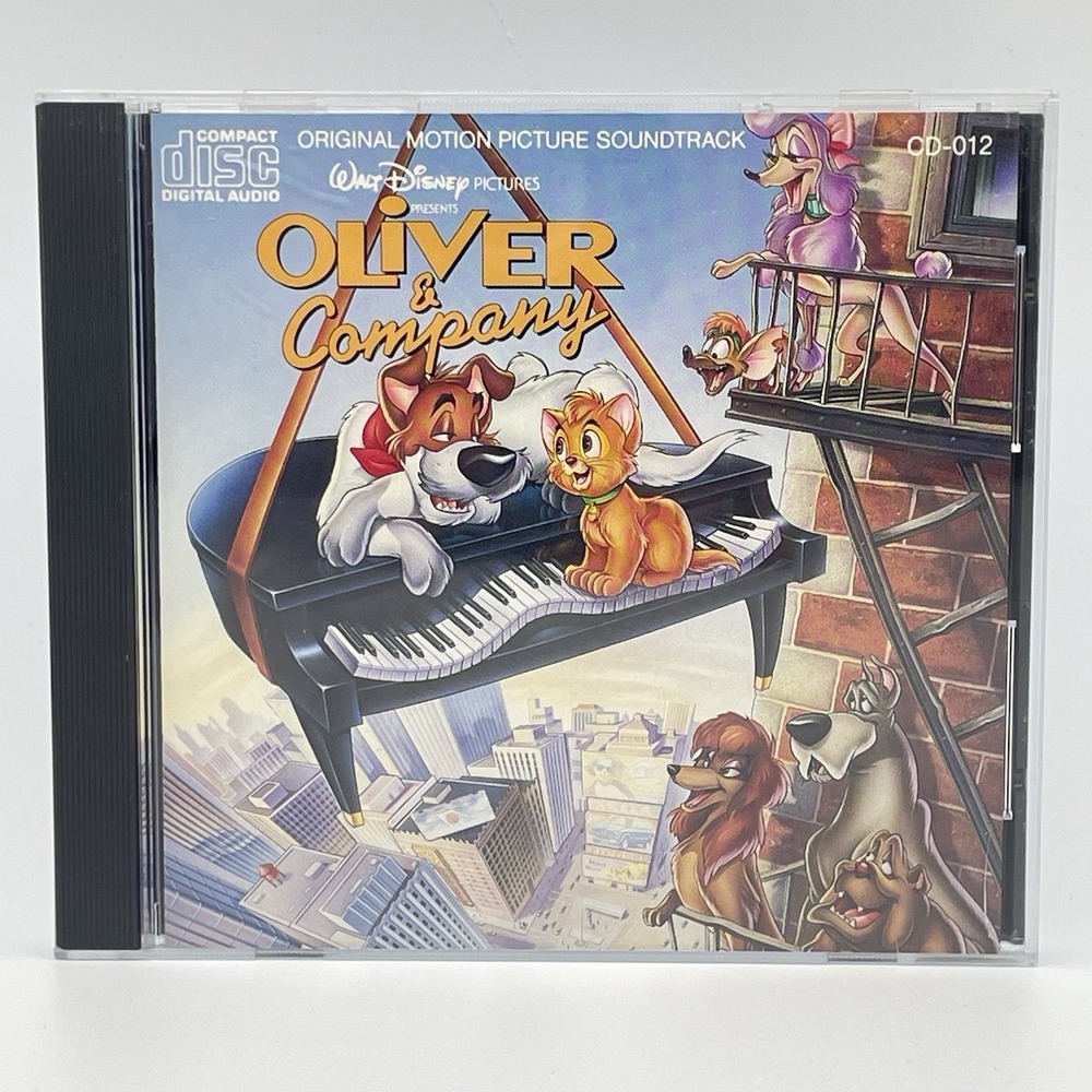 1988 Disney Oliver & Company Original Motion Picture Soundtrack CD CD-012 OST